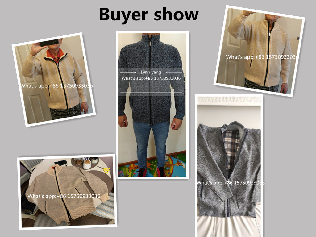 Knitted Zipper Sweater